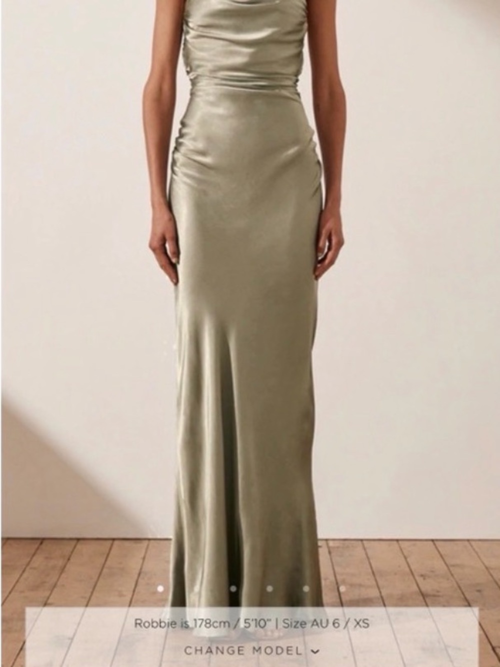 Shona Joy La Lune Lace Back Maxi Dress